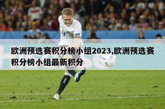 欧洲预选赛积分榜小组2023,欧洲预选赛积分榜小组最新积分